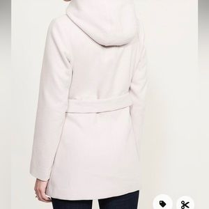 Blush Pink Wrap Coat